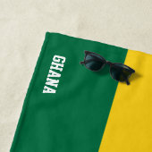 ガーナ国旗の輝かしい愛国心 ビーチタオル (インサイチュ)