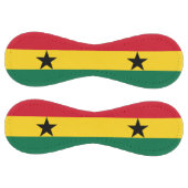 ガーナ国旗を持つ愛国的なソフトボール ソフトボール (パネル)