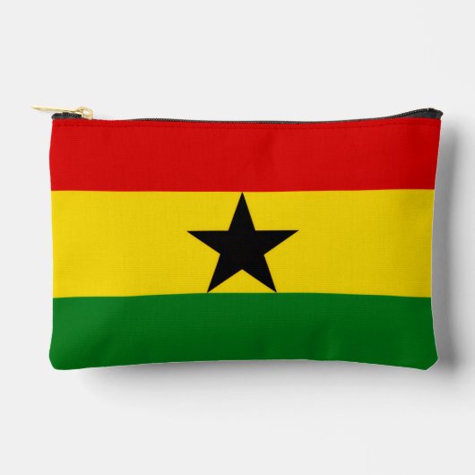 ガーナ国旗アクセサリーポーチ アクセサリーポーチ (正面)