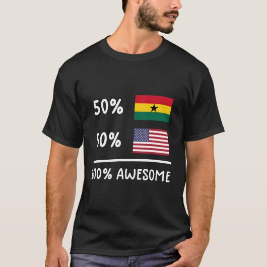 ガーナ国旗ガーナ Tシャツ (正面)