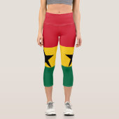 ガーナ国旗 カプリレギンス (正面)