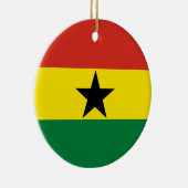 ガーナ国旗 セラミックオーナメント (右)