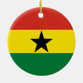 ガーナ国旗 セラミックオーナメント (裏面)