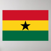 ガーナ国旗 ポスター (正面)
