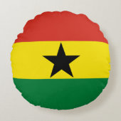 ガーナ国旗 ラウンドクッション (正面)