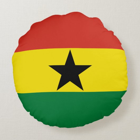 ガーナ国旗 ラウンドクッション (裏面)