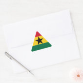 ガーナ国旗 三角形シール (封筒)