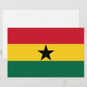 ガーナ国旗 便箋 (正面/裏面)