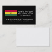 ガーナ国旗 名刺 (正面/裏面)