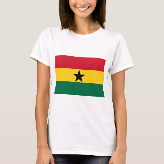 ガーナ国旗 Tシャツ (正面)