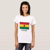 ガーナ国旗 Tシャツ (正面フル)