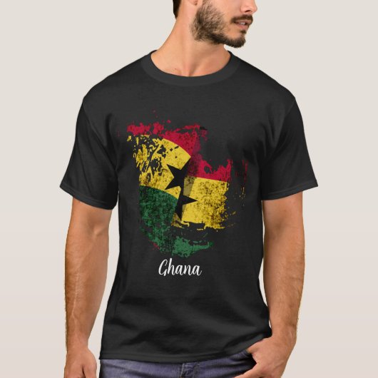 ガーナ国旗 Tシャツ (正面)