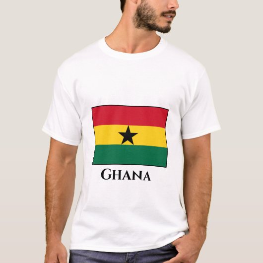 ガーナ国旗 Tシャツ (正面)