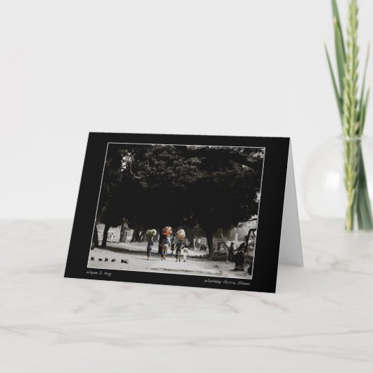 ガーナ，アクラのウォッシュデイ カード (正面)