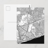 ガーナ アクラの地図 ポストカード (正面/裏面)