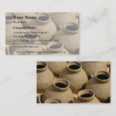 ガーナ、アシャンティ地方陶芸村 名刺 (正面/裏面)