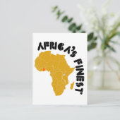 ガーナ、アフリカ素晴らしの地図 ポストカード (スタンド正面)