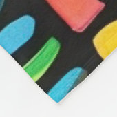 ガーナ・ケンテ フリースブランケット (角)