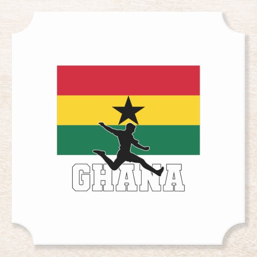 ガーナ・サッカー国営チーム ペーパーコースター (正面)
