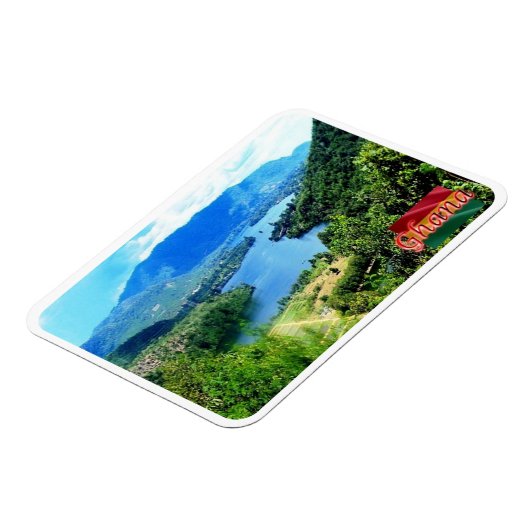 ガーナ – ボルタ湖 – マグネット (左側)