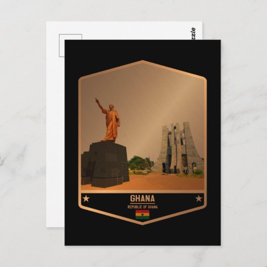 ガーナ ポストカード (正面/裏面)