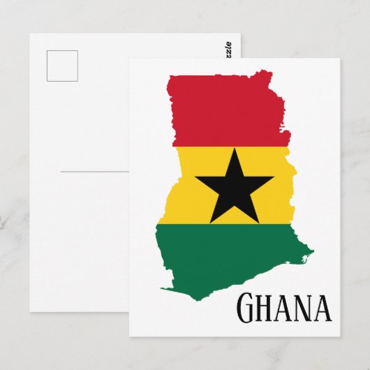 ガーナ ポストカード (正面/裏面)