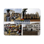 ガーナ – モザイク –  マグネット (横)