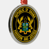 ガーナ・ラウンド・エンブレム メタルオーナメント (右)