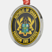 ガーナ・ラウンド・エンブレム メタルオーナメント (左)