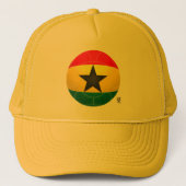 ガーナ-黒はフットボールを主演します キャップ (正面)