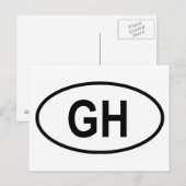 ガーナ「GH」 ポストカード (正面/裏面)