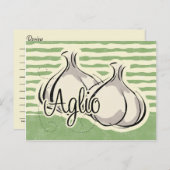 ガーニイタリアンックレシピカード ポストカード (正面/裏面)