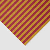 ガーネットおよび金ゴールドのストライプなティッシュペーパー 薄葉紙 (詳細)