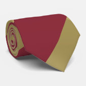 ガーネットおよび金ゴールド ネクタイ (ロール)