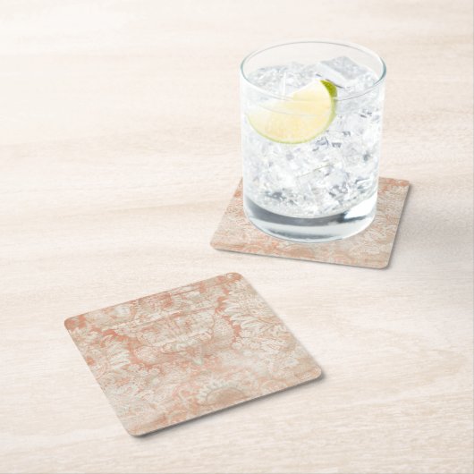 ガーネットよこ糸 スクエアペーパーコースター (インサイチュ)