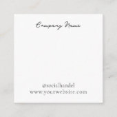 ガーネットイヤリングジュエリー表示カード エンクロージャーカード (裏面)