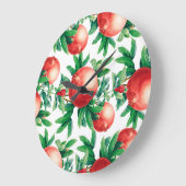 ガーネットパターン ラージ壁時計 (傾斜)