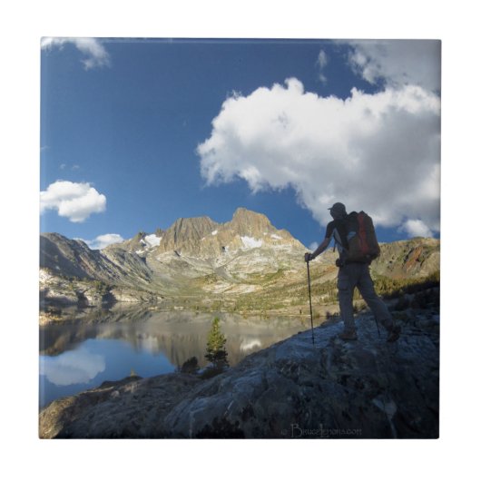 ガーネット湖とバナーピーク2 - John Muir Trail タイル (正面)