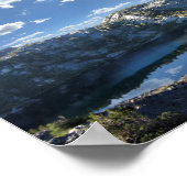 ガーネット湖とバナーピーク – John Muir Trail ポスター (角)