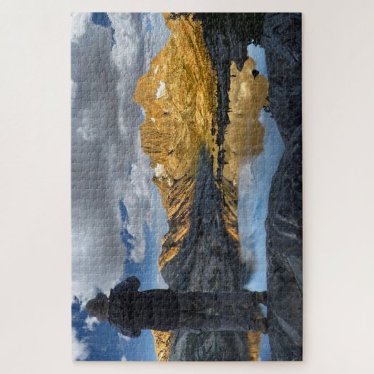 ガーネット湖のハイカービュー日の出2 - JMT ジグソーパズル (縦)