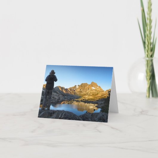 ガーネット湖サンライズ – John Muir Trail カード (正面)