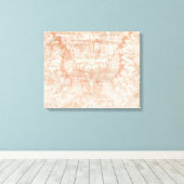 ガーネット緯糸 キャンバスプリント (インサイチュ (ウッドフロア))