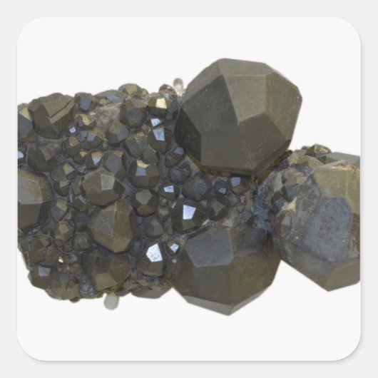 ガーネット・イン・ナチュラル型枠 スクエアシール (正面)