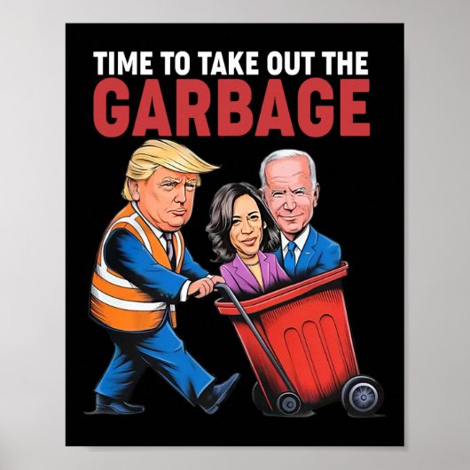 ガーバイジを取り出す時間を切り詰める ポスター (正面)