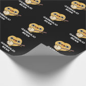 ガーバンジョビーンおもしろいガルバンゾバンジョプンダークBG ラッピングペーパー (角)