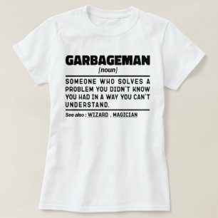 ガーバーグマン名詞定義廃棄物収集機クール Tシャツ