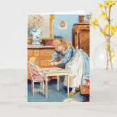 ガービクトリアンルすべての行事カスタムのグリーティングカード カード (黄色い花)