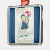 ガービクトリアンルビンテージクリスマスオーナメント メタルオーナメント (左)