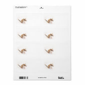 ガービルキュートベビーアニマルペットガービルズテンプレート ラベル (フルシート)