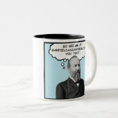 ガーフィールドのストリップのマグとしてガーフィールド ツートーンマグカップ (正面右)